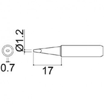 Наконечник HAKKO 900M-T-1.2D Наконечник HAKKO 900M-T-1.2D