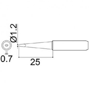Наконечник HAKKO 900M-T-1.2LD Наконечник HAKKO 900M-T-1.2LD
