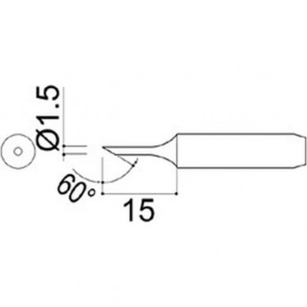 Наконечник HAKKO 900M-T-1.5CF Наконечник HAKKO 900M-T-1.5CF
