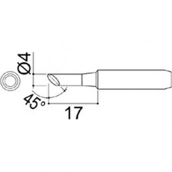 Наконечник HAKKO 900M-T-4CF Наконечник HAKKO 900M-T-4CF