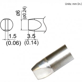 Наконечник HAKKO T33-SSD6 для станции FX-801 Наконечник HAKKO T33-SSD6 для станции FX-801