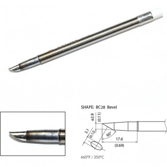 Наконечник HAKKO T31-03BC28 для станций FX-100 (350℃) Наконечник HAKKO T31-03BC28 для станций FX-100 (350℃)