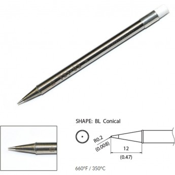 Наконечник HAKKO T31-03BL для станций FX-100 (350℃) Наконечник HAKKO T31-03BL для станций FX-100 (350℃)