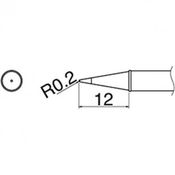 Наконечник HAKKO T31-02BL для станций FX-100 (400℃) Наконечник HAKKO T31-02BL для станций FX-100 (400℃)