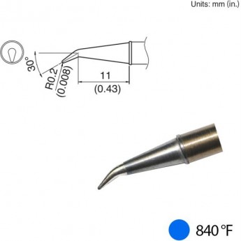 Наконечник HAKKO T31-01J02 для станций FX-100 (450℃) Наконечник HAKKO T31-01J02 для станций FX-100 (450℃)