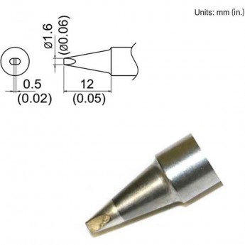 Наконечник HAKKO T33-D5 для станций FX-801 Наконечник HAKKO T33-D5 для станций FX-801