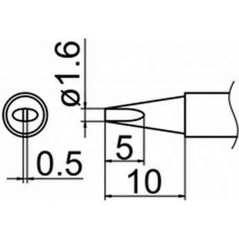 Наконечник HAKKO T12-D16Z Наконечник HAKKO T12-D16Z