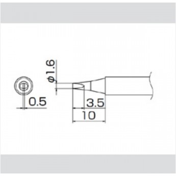 Наконечник HAKKO T13-D16 Наконечник HAKKO T13-D16