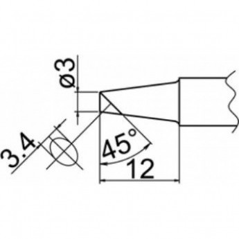 Наконечник HAKKO T20-BC3 Наконечник HAKKO T20-BC3