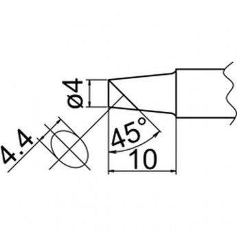 Наконечник HAKKO T20-BC4 Наконечник HAKKO T20-BC4