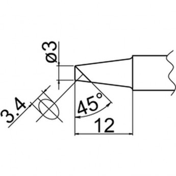 Наконечник HAKKO T20-BCF3 Наконечник HAKKO T20-BCF3