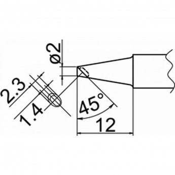 Наконечник HAKKO T20-BCM2 Наконечник HAKKO T20-BCM2