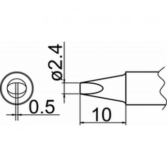 Наконечник HAKKO T20-D24 Наконечник HAKKO T20-D24