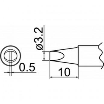 Наконечник HAKKO T20-D32 Наконечник HAKKO T20-D32