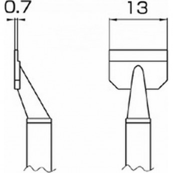 Наконечник HAKKO T8-1008 Наконечник HAKKO T8-1008