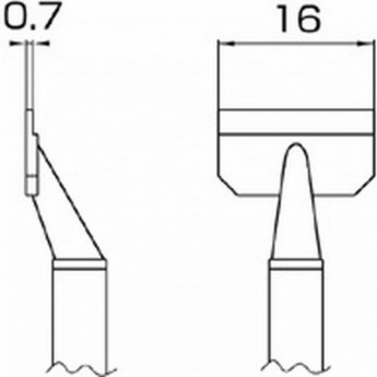 Наконечник HAKKO T8-1009 Наконечник HAKKO T8-1009