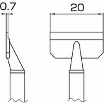 Наконечник HAKKO T8-1010
