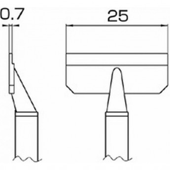 Наконечник HAKKO T8-1011 Наконечник HAKKO T8-1011
