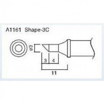 Сменная головка HAKKO A1163 для станций 838