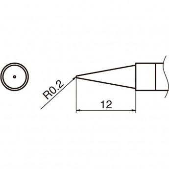 Сменный наконечник HAKKO T36-BL Сменный наконечник HAKKO T36-BL
