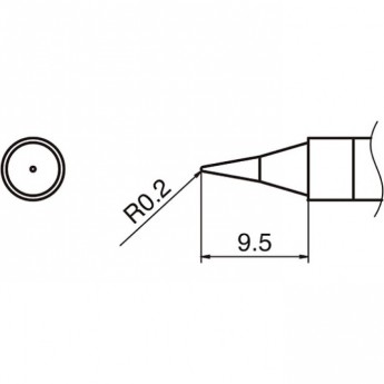Сменный наконечник HAKKO T36-I Сменный наконечник HAKKO T36-I